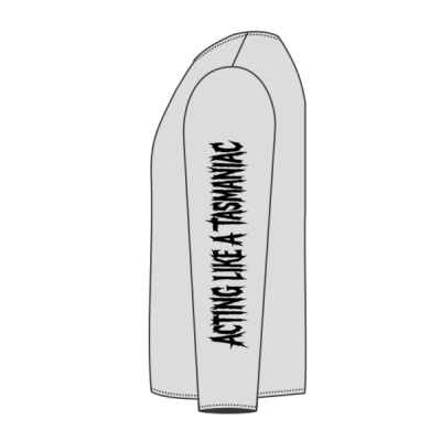 2025 - UNOFFICIAL TASMANIAC "UNDER SHIRT" SLEEVE DESIGN - WHITE - AS Colour Mens Staple Longsleeve Tee Thumbnail