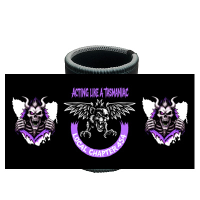 2025 - UNOFFICIAL "DEVIL WITH WINGS" (Purple) - Stubby Coolers with Base Thumbnail