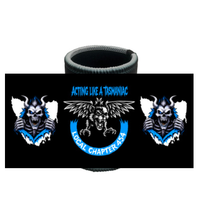 2025 - UNOFFICIAL "DEVIL WITH WINGS" (Blue) - Stubby Coolers with Base Thumbnail