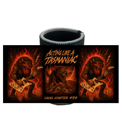 2025 - UNOFFICIAL DESIGN TAS DEVIL "CREEP ACROSS THE LAND" - Stubby Coolers with Base Thumbnail