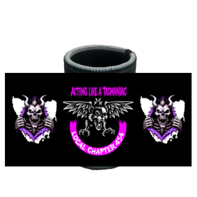 2025 - UNOFFICIAL "DEVIL WITH WINGS" (Pink) - Stubby Coolers with Base Thumbnail